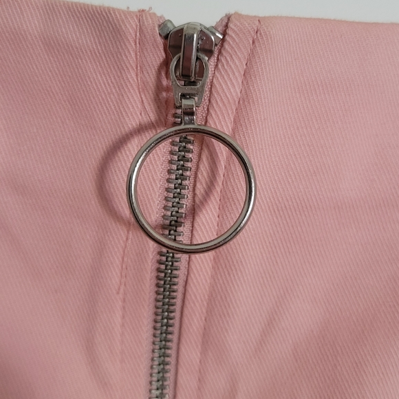 AL YA by Francesca's Rhea Medium light pink mini skirt - Picture 3 of 9